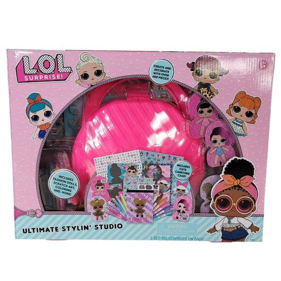 L.O.L. Surprise! Other - LOL Surprise! Ultimate Stylin' Studio Carrying Case Stickers 400+ Pieces NEW
